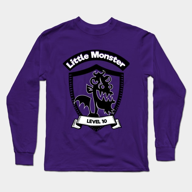 Little monster Level 10 Long Sleeve T-Shirt by atomguy